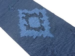 抽象菱模様織出し名古屋帯